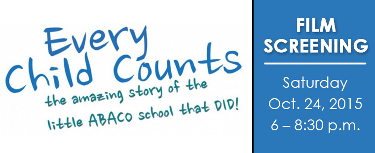 Join ADSOE for a special screening of “Every Child Counts”