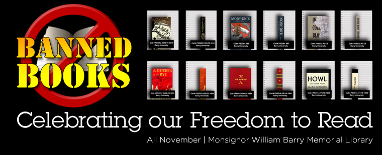 Join the Library this November in celebrating our freedom to read