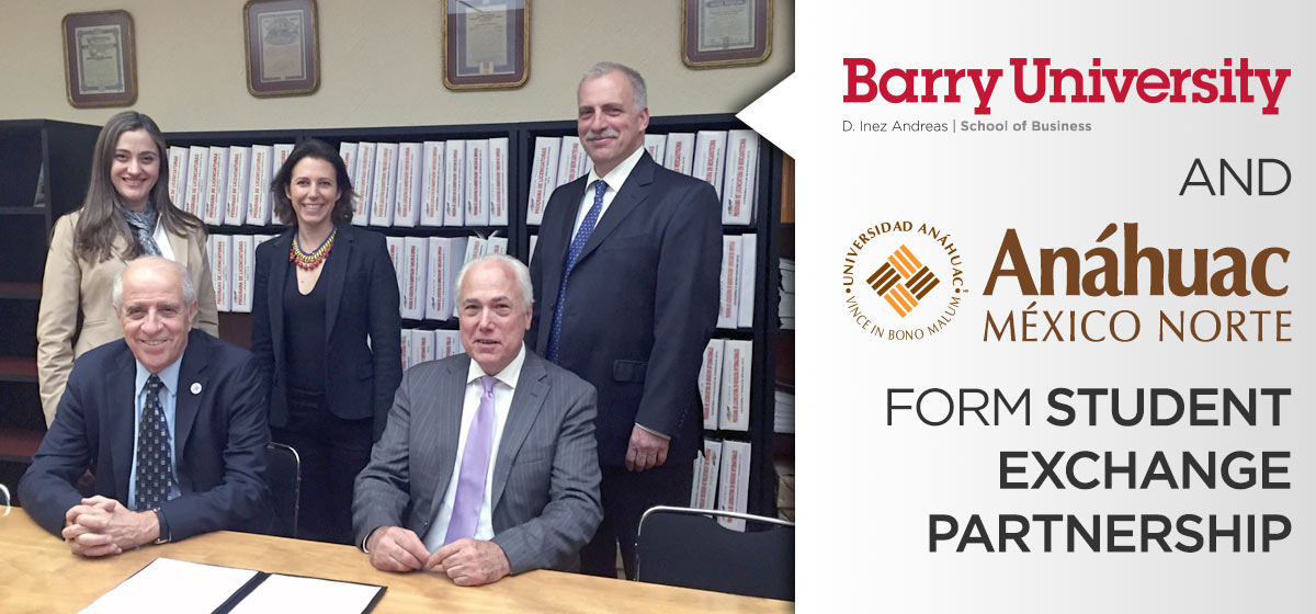 Andreas School of Business and Universidad Anáhuac form student exchange partnership