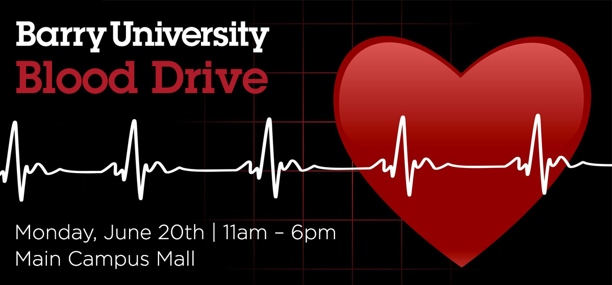 Scheduled Blood Drive for Barry Main Campus 