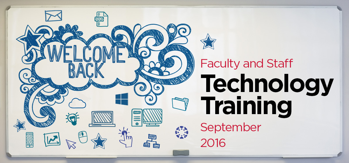 September Technology Training Offerings