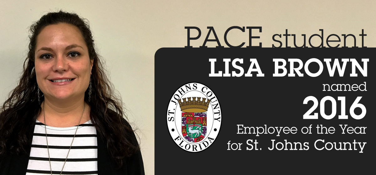 PACE student named 2016 Employee of the Year for St. Johns County