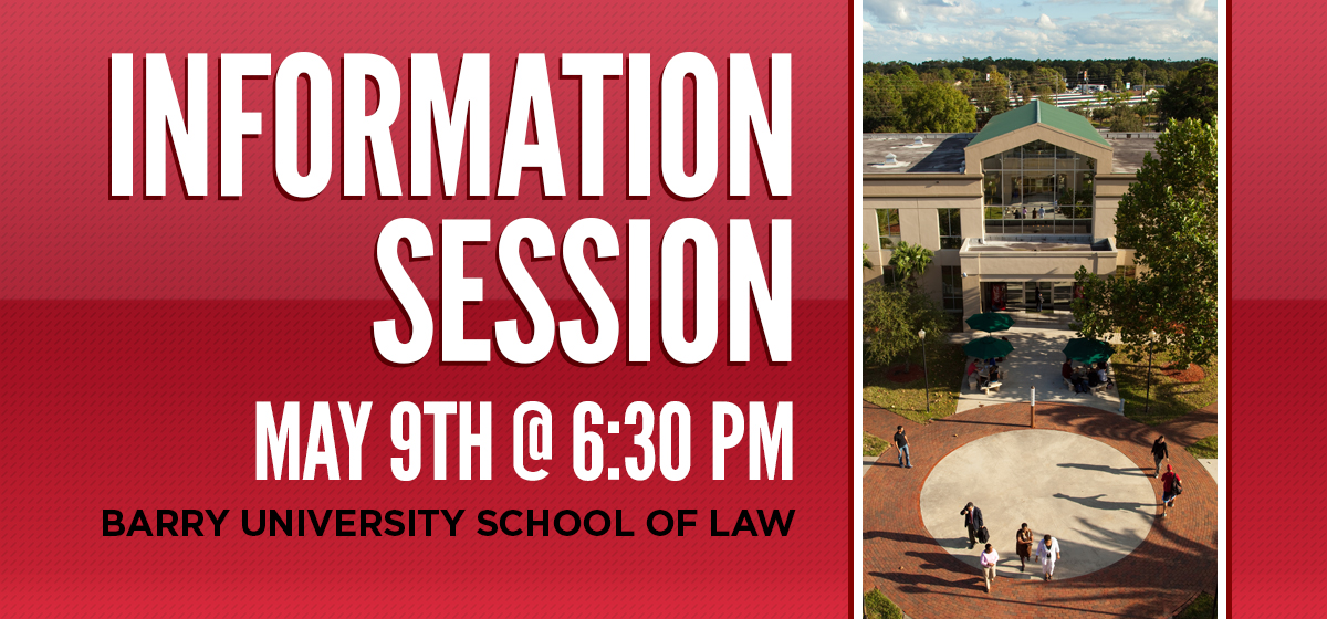 Barry University News May 9th Information Session 5713