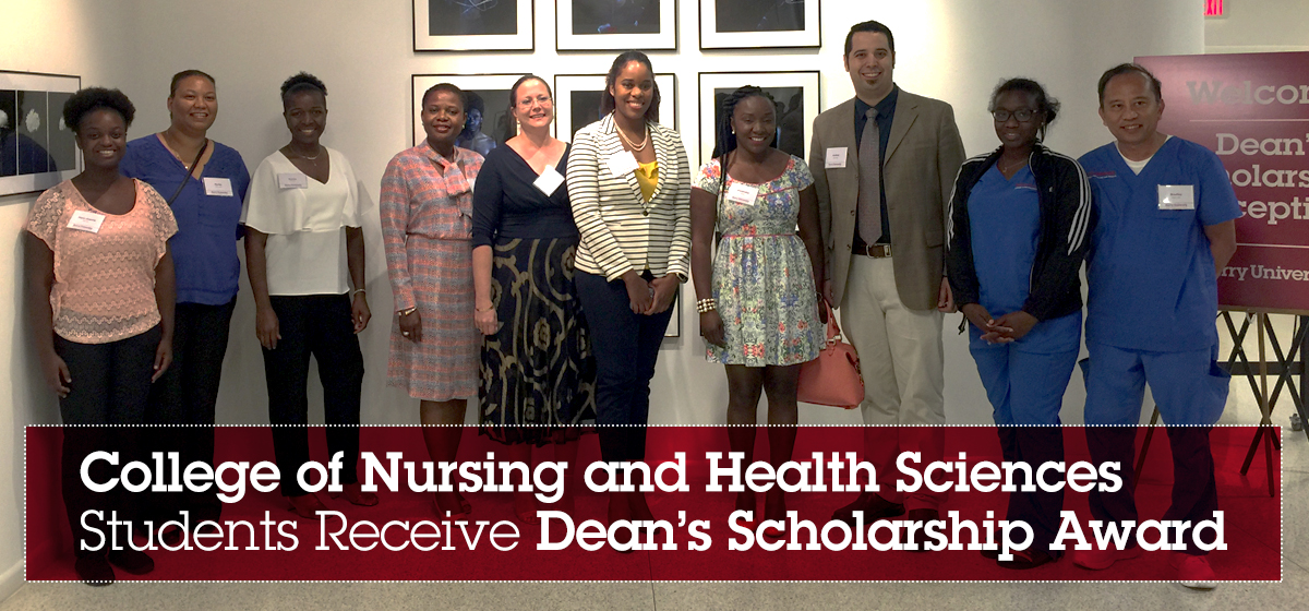 College of Nursing and Health Sciences Students Receive Dean’s Scholarship Award