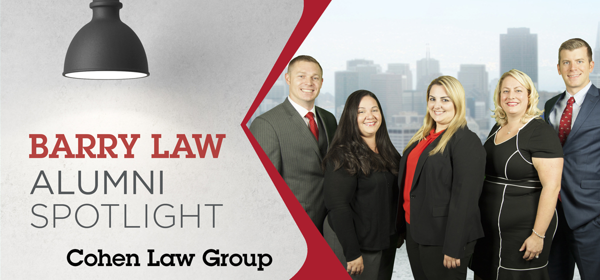 Four Barry Law Alumni Named Partners in the Same Law Firm