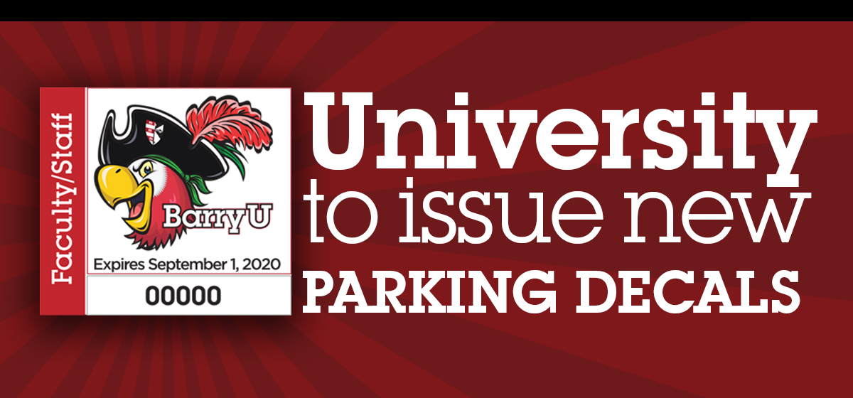 University to issue new parking decals