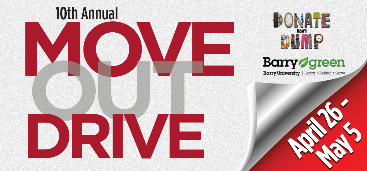 Move Out Drive: April 26th - May 5th