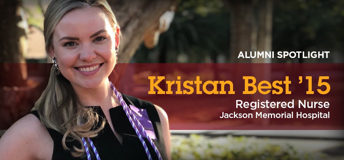 Alumni Spotlight: Kristan Best ’15