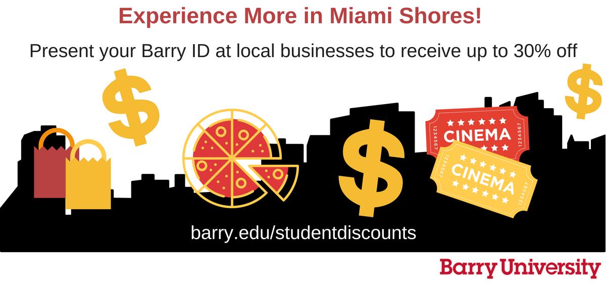 Student Discounts in Miami Shores