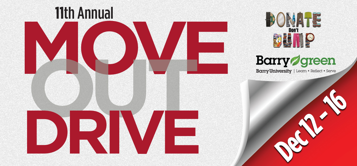 Move Out Drive: December 12th-16th