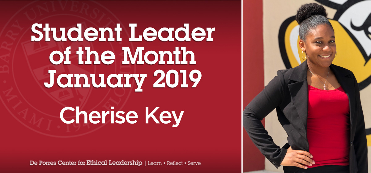 January’s Student Leader of the Month: Cherise Key