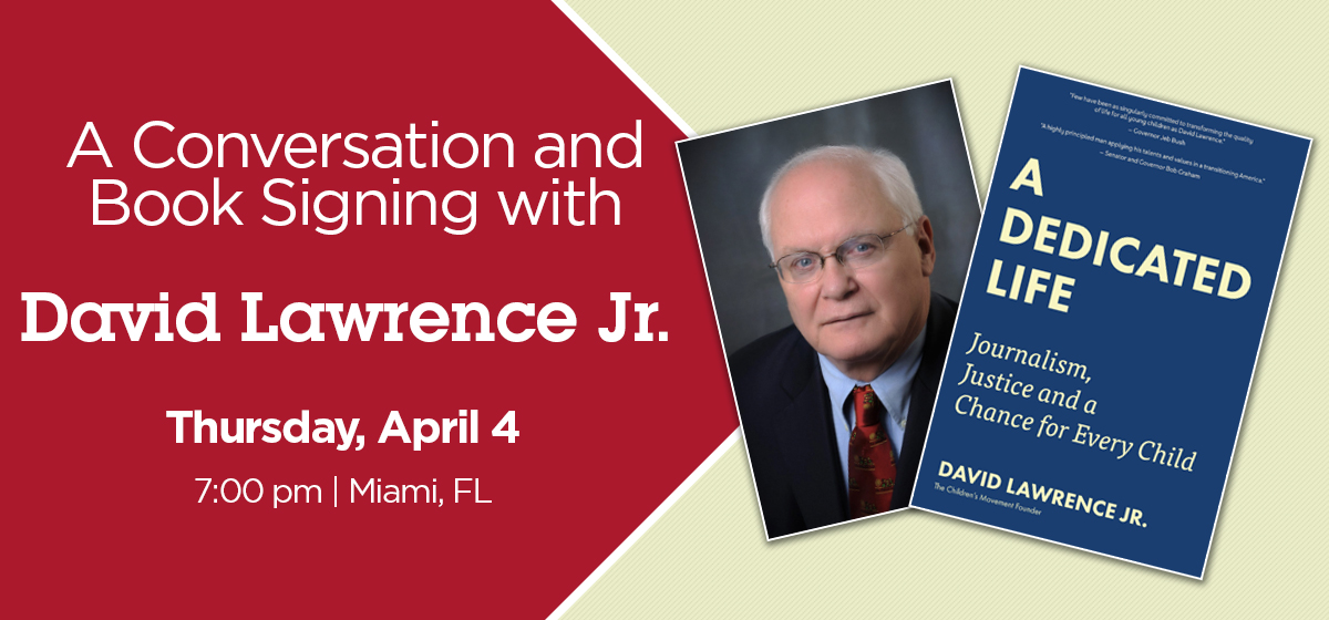A Conversation and Book Signing with David Lawrence Jr.