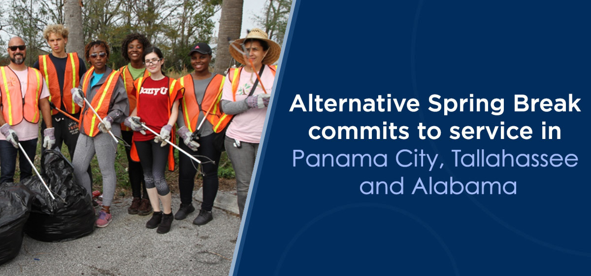Alternative Spring Break commits to service in Panama City, Tallahassee and Alabama