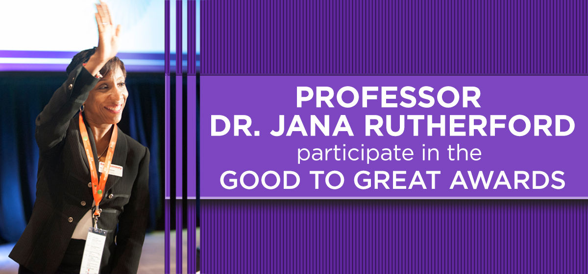Professor Jana Rutherford a panel judge in June’s Good to Great Awards