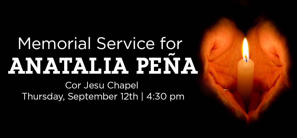 Memorial Service for Anatalia Peña