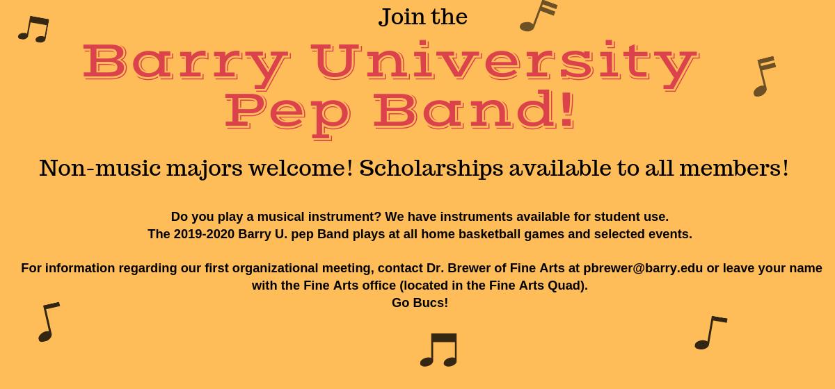 Barry University Pep Band!