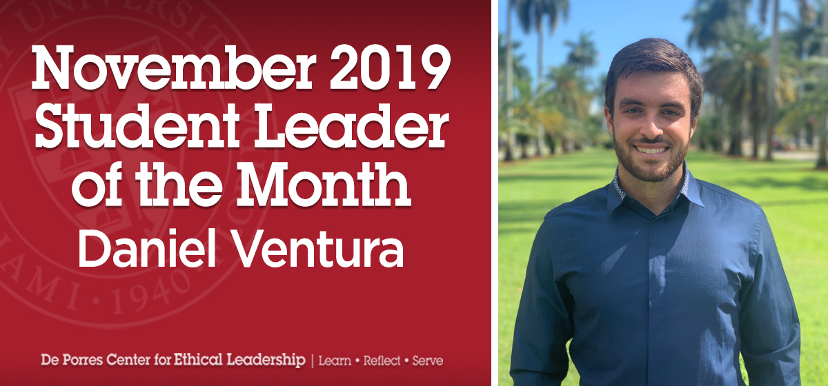 Student Leader of the Month: Daniel Ventura