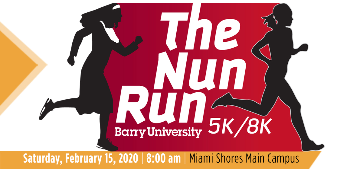 The 2020 Barry University Nun Run is Saturday, February 15