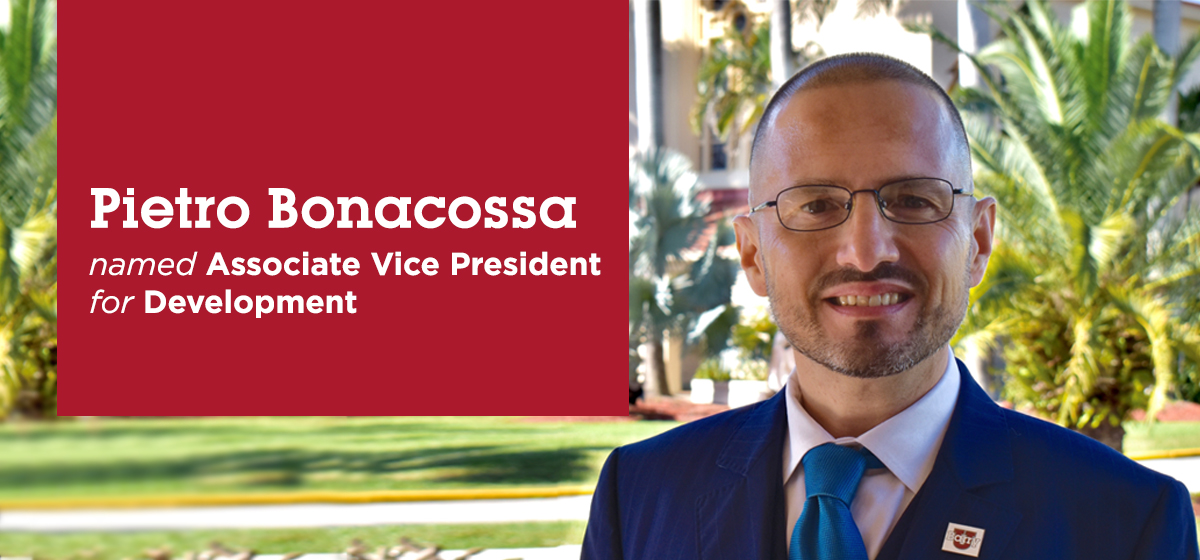 Pietro Bonacossa Named Associate Vice President for Development at Barry University