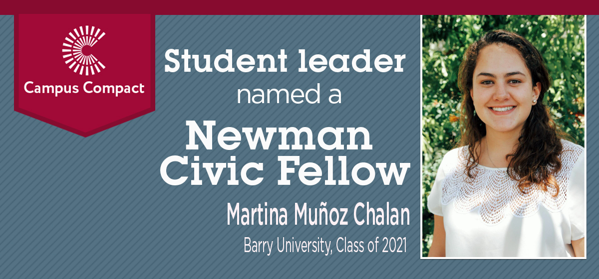 2020-2021 Campus Compact Newman Civic Fellow.