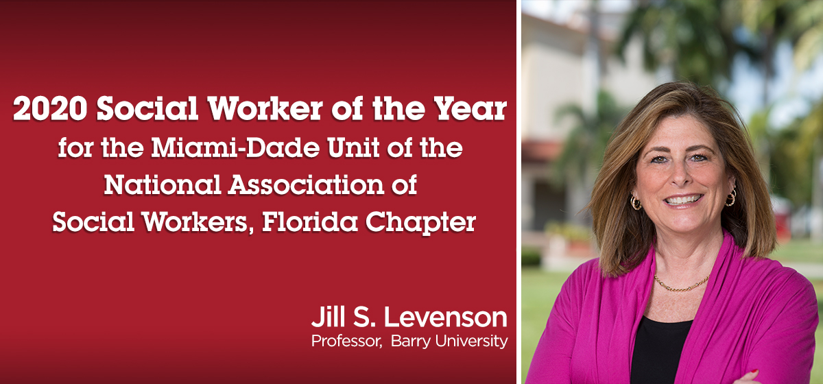 Barry Professor Jill S. Levenson Named 2020 Social Worker of the Year