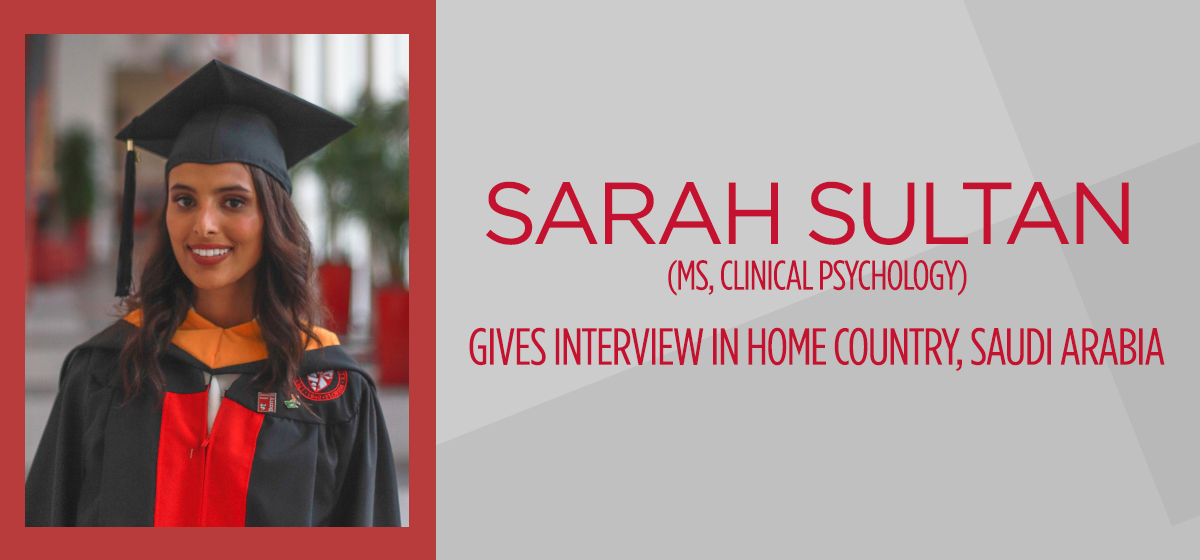 Recent Clinical Psychology graduate earns teaching position, interviewed on TV as expert