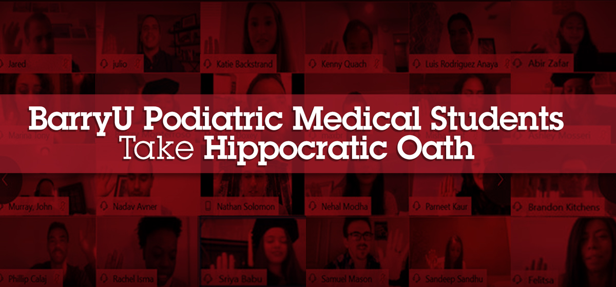 Barry University Graduating Medical Students Participate in Virtual Hippocratic Oath Ceremony 