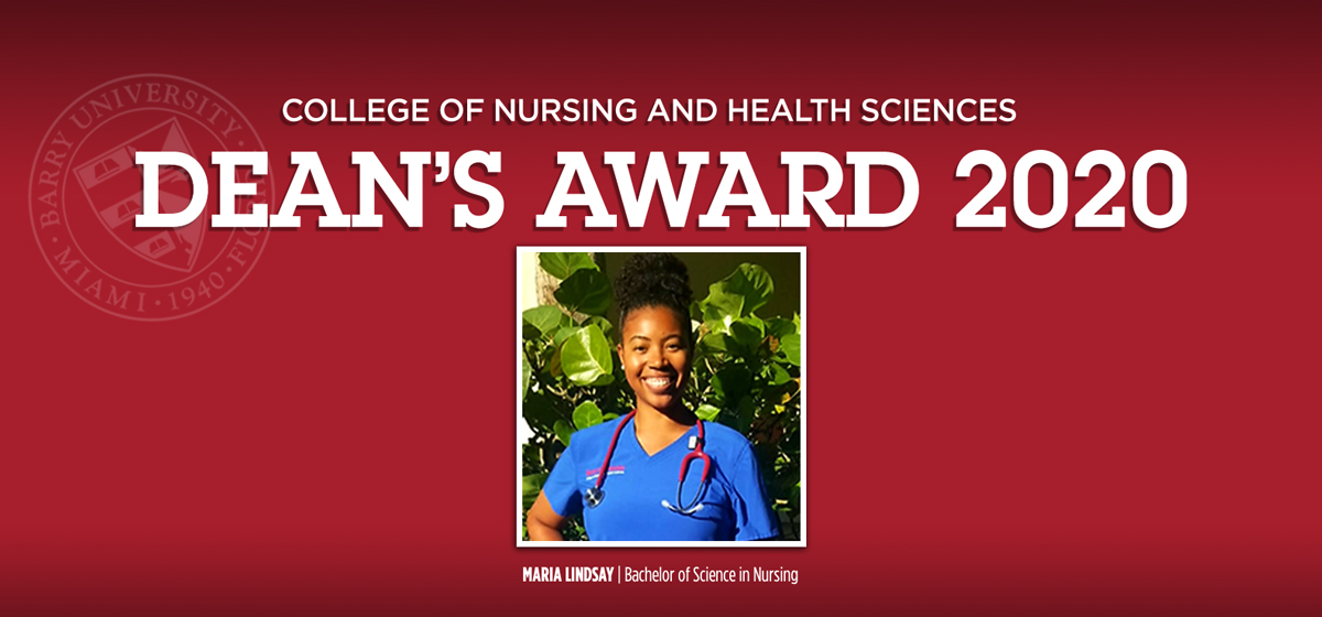 College of Nursing and Health Sciences/DEAN'S AWARD 2020/Maria Lindsay