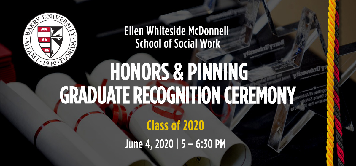 Honors & Pinning Graduate Pinning Ceremony