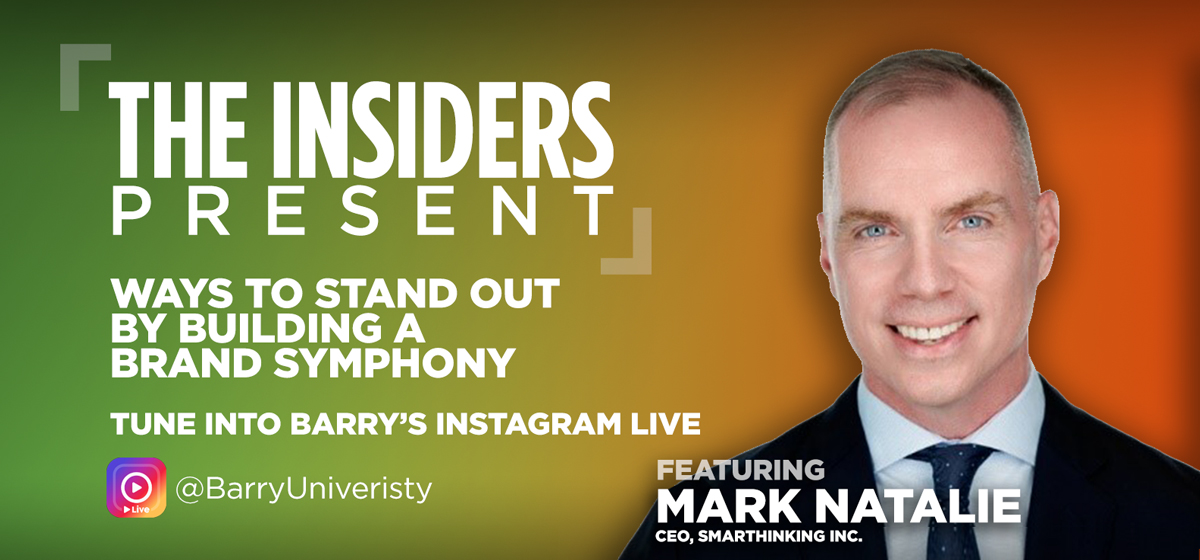 Learn to stand out by building a brand symphony on Barry’s IG Live. 