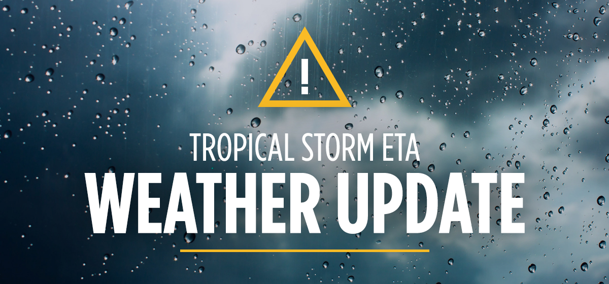Tropical Storm Eta Update #5