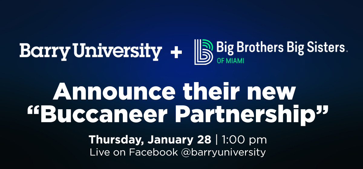 Barry University to Partner with Big Brothers Big Sisters of Miami to Mentor Miami-Dade County Youth