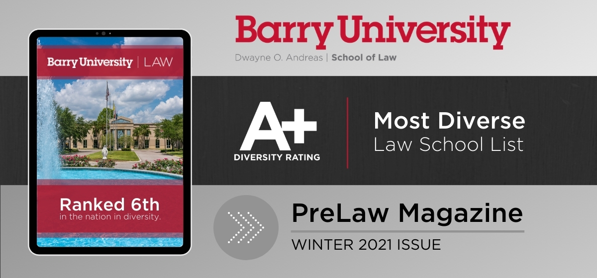 Barry Law Receives A+ Rating in Diversity