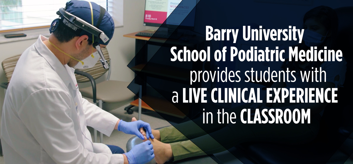 Hippo Tech Device Gives Podiatry Students a Live Clinical Experience in the Classroom. 