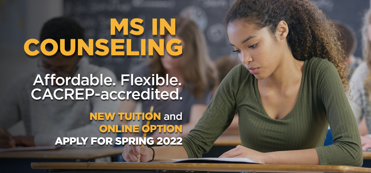 MS In Counseling: Online option launch Fall 2021