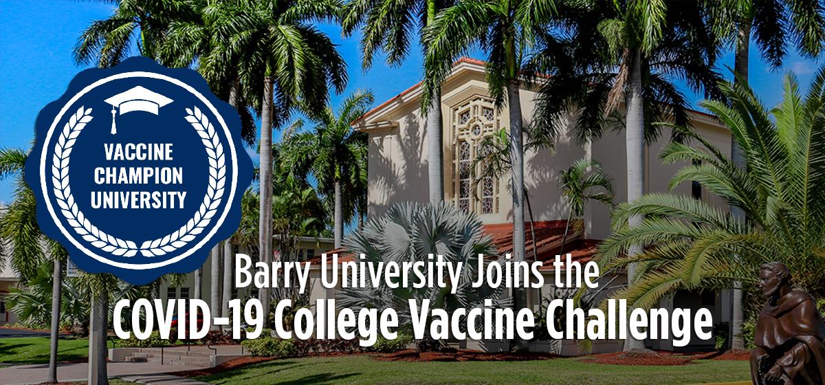Barry University Joins the COVID-19 College Vaccine Challenge 
