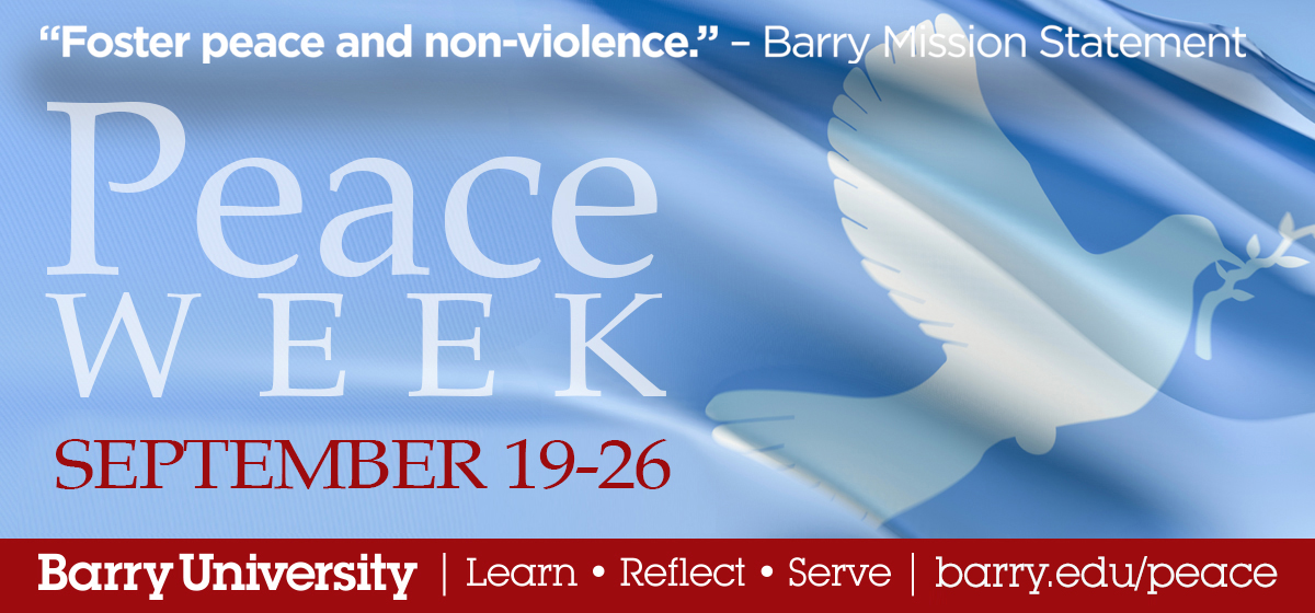 Peace Week 2021 Schedule