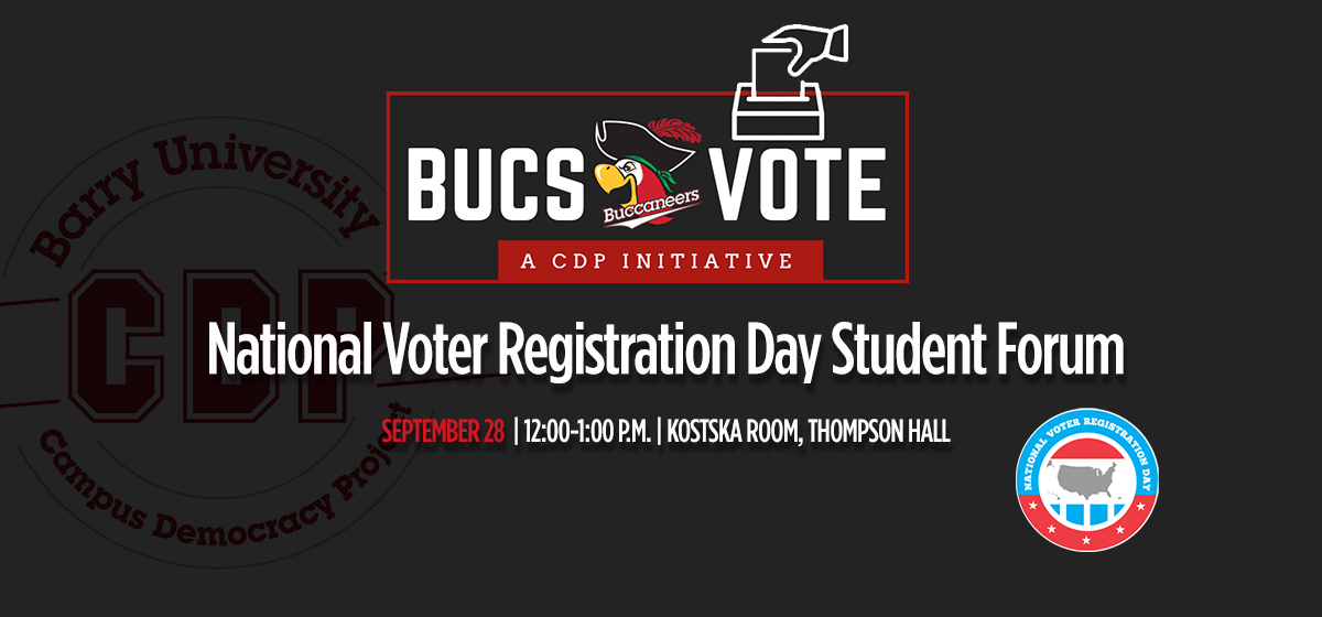 National Voter Registration Day Student Forum