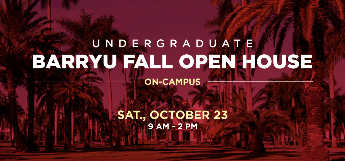 BarryU Fall Open House: Saturday, October 23