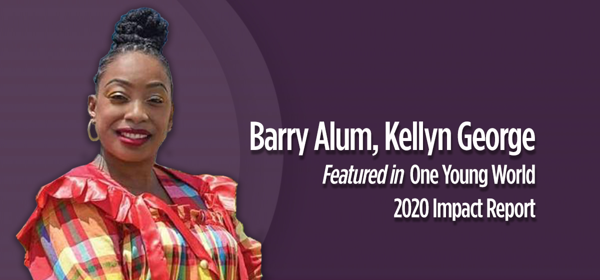 Barry Alum, Kellyn George featured in One Young World 2020 Impact Report