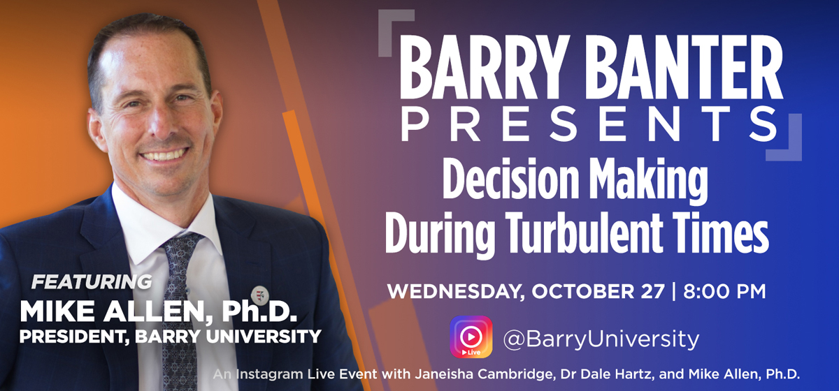 Tune in for Barry Banter!