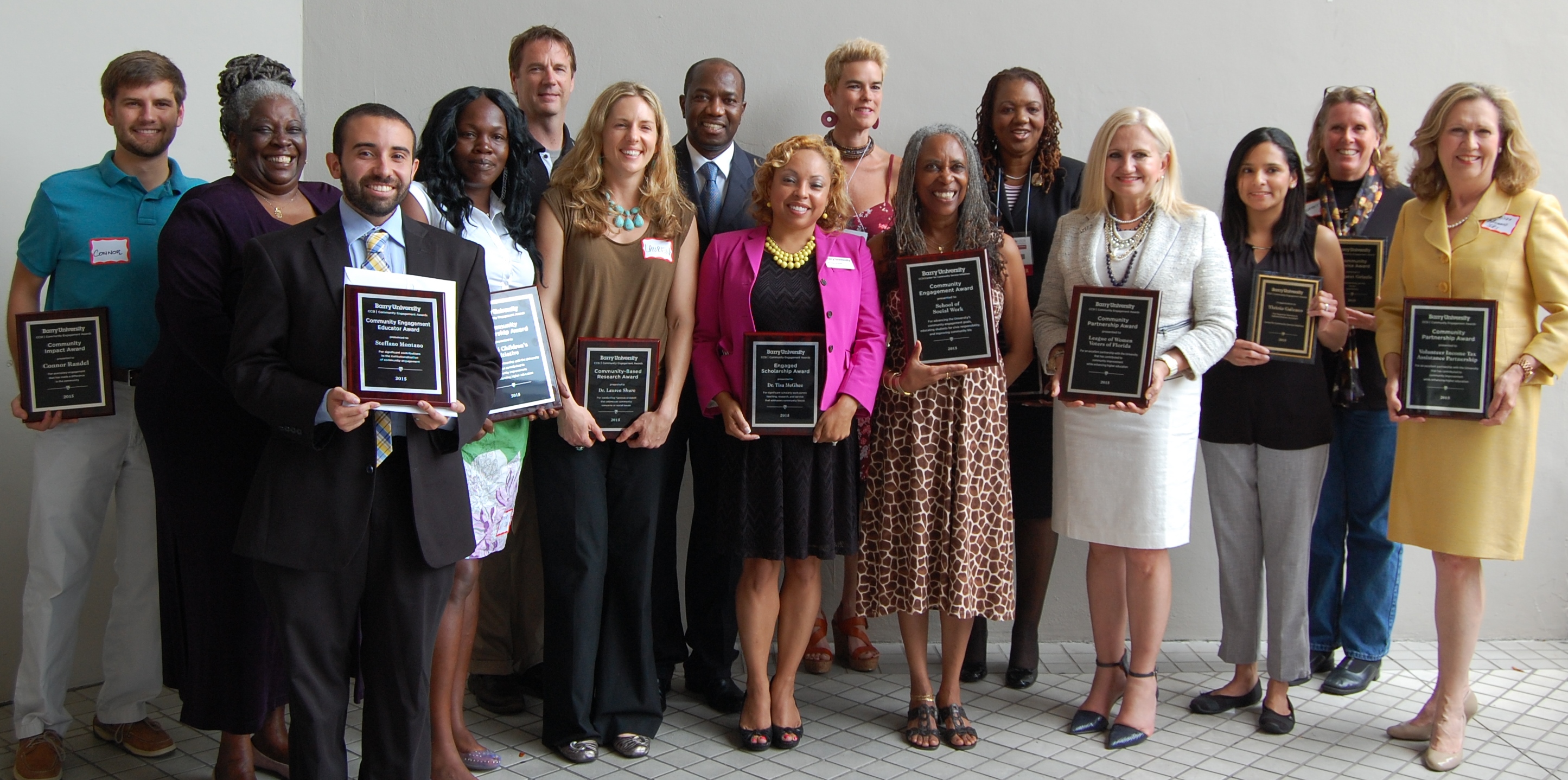 CCSI honors Barry students, faculty, staff, and partners for