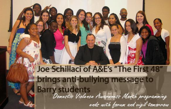 Joe Schillaci of 'The First 48' brings anti-bullying message to Barry students