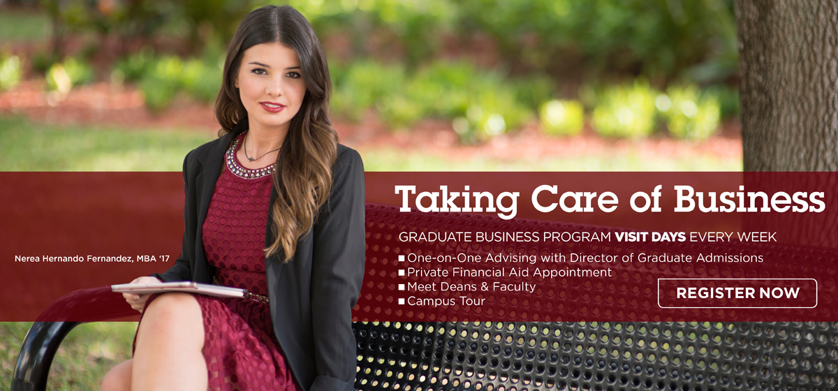 Taking Care Of Business Andreas School Of Business Barry University